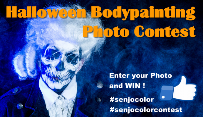 senjo´color halloween photo contest banner