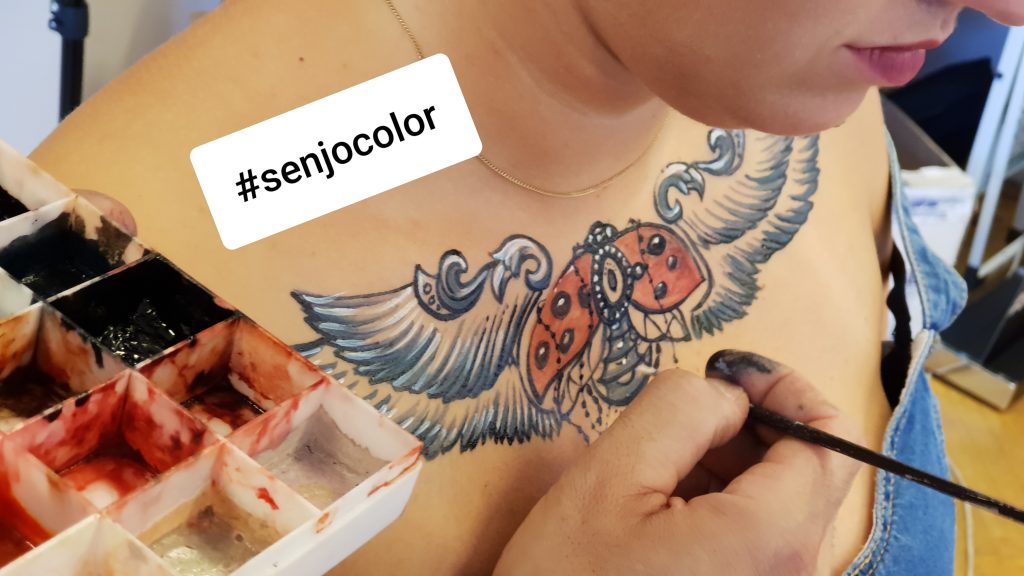 Fake Tattoo bei Senjo Color lernen