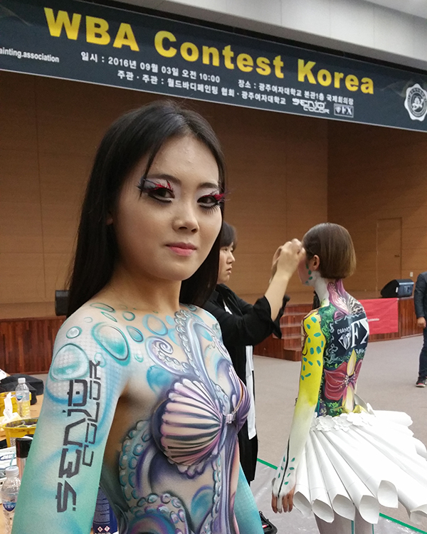 korea bodypainting wba contest