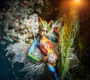 Bodypainting-Composing - Enchantress of the Verdant Realm