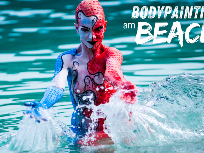 Farbrausch am Beachclub: Das 1. Bodypainting Event am Beach 4